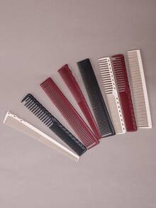 WANMEI 8Pcs Hair Comb Set, Professional Hair Combs For Hair Styling, Parting, Smoothing, Anti‑Static Hair Comb Kit, Multi‑Function Hair Comb For Men Women, Salon Home Hairdressing Hair Comb Set, Durable Hair Cutting Styling Hair Combs - Multicolor - View 3