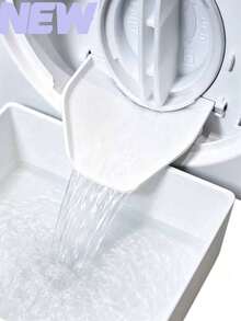 Bak Penampung Air Mesin Cuci dengan Bukaan Berputar, Desain Drainase Universal, Baki Pengumpul Air Ideal, Bak Anti Bocor Portabel untuk Mesin Cuci/Pengering, Baki Tetesan Anti Selip dan Tahan Air dengan Tepi yang Ditinggikan untuk Mencegah Luapan di Ruang Cuci - Berbagai gaya - View 2