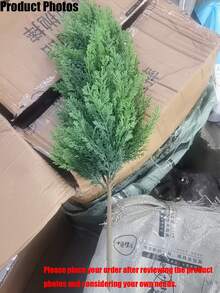 2/1pc Artificial Pine Tree, UV-Resistant And Washable, With Pointed Base For Direct Planting, Low Maintenance Greenery, Suitable For Yard Landscaping, Home Decor, Holiday Atmosphere, Pot Not Included (3 Shovels Need To Be Purchased Separately) - Multicolor - View 11