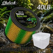 Chelesh 1000m/1093yds Nylon Fishing Line, 3D Color-Changing Invisible Spotted Line, Strong And Durable, Invisible In Water, Suitable For Lure Fishing, Fly Fishing, Saltwater And Freshwater, Fishing Accessories - Multicolor - View 18