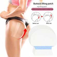 10pcs Invisible Lifting Thigh And Buttock Tape, Seamless Invisible, Shaping And Lifting, Provides Strong Support, Comfortable And Breathable, Waterproof Seamless Transparent Lifting Patch, Can Be Used For Arms And Waist, Perfect For Dresses, Evening Gowns, Weddings, Parties And Daily Wear, Boost Confidence - Multicolor - View 4
