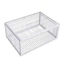 Jaula trampa para palomas de exterior para azotea del hogar, entrada de una sola vía, jaula de captura automática de palomas en una sola dirección, jaula trampa de metal galvanizado a prueba de óxido, adecuada para palomas de carreras y palomas silvestres - 40*30*26 dos importados - Ver 7