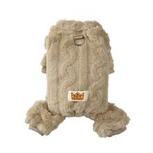 1pc Pet Plush Four-Legged Jumpsuit Dogs Autumn/Winter Warm Outfit Outdoor Windproof Pets Fleece Clothes Suitable For Small Cats Dogs Chihuahua Yorkshire Terrier - Multicolor - View 11