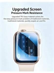 UGREEN Compatible With IWatch, Apple Watch Screen Protector, Full-Screen Anti-Drop Protective Film - Clear - View 8