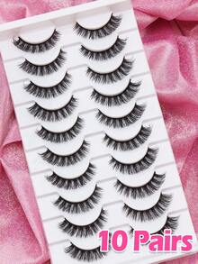 Ayrmilla 5/10/14 Natural Extension Of Japanese And Korean Girl Group Style False Eyelashes, Creating 3D Stereoscopic Beautiful Eyes, Multi-Layer False Eyelashes, Korean Style Comfortable And Fashionable Popular Beauty Tools, Spring New Product Series - Black - View 6