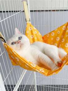 1pc - Plaid Double-Sided Pet Hammock Bed - Suitable For Small And Medium Cats And Dogs, Comfortable Fabric. Non-Sticking Hair. Suitable For All Seasons. - M - View 9