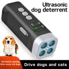 New Smart Ultrasonic Dog Repellent And Training Device, Uses Ultrasonic Sound To Repel Dogs Without Physical Harm. Suitable For Daily Pet Barking Or Biting Training. Elegant Design, Easy Operation And Portable. 4-Core High-Power Ultrasonic, High-Frequency Ultrasonic Sound Waves Stimulate Aggressive Dogs' Hearing And Make Them Feel Fearful, Dog Accessories - Multicolor - View 10