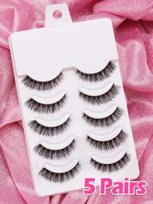 Ayrmilla 5/10/14 Natural Extension Of Japanese And Korean Girl Group Style False Eyelashes, Creating 3D Stereoscopic Beautiful Eyes, Multi-Layer False Eyelashes, Korean Style Comfortable And Fashionable Popular Beauty Tools, Spring New Product Series - Black - View 5