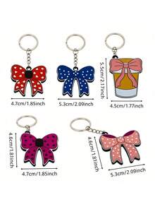 1pc Cute Bow/Gift Can Opener Keychain, Portable Soda And Beer Can Opener, Easy Pull Tab Opener, Suitable For Outdoor Camping, Bag Charm, Home Essentials, Gift For Friends And Family, Home Decor, Kitchen Utensils, Autumn Decoration, Party Favors, Christmas Decoration - Multicolor - View 10
