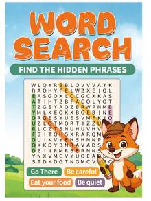 Word Search Puzzle Activity Book, Find Hidden Phrases And Hidden Words Through Fun Grid Challenges, Develop Vocabulary And Focus, Excellent Workbook For Home Learning And Travel - Find Word - View 7