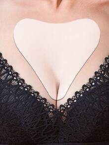 Chest Silicone Patches Enhance Skin Elasticity; Facial Patches Are Suitable For Women; Portable Skincare Tools Leave Skin Smooth And Tender. - Clear - View 3
