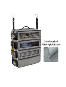 4 Seasons Large Capacity Foldable Luggage Organizer Bag - Multi-Layer Storage Bag Suitable For Clothes, Travel And Business Trips, Polyester Material, Zipper Closure, Hand Washable, Space-Saving Design For Easy Packing, Travel Suitcase, Storage Cube, Durable Handle Design,Dorm Room - Multicolor - View 15