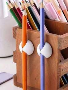 3pcs Random Color Cable Clips, Desktop Cable Organizer, Used For Organizing Office Cables, Convenient Cable Management. Multi-Functional PP Material Desktop And Car Cable Organizer, Also Suitable For Storing Power Banks. - Multiple Colors Available - View 7