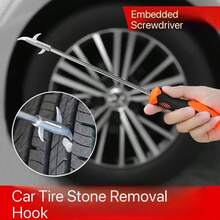 Car Tire Stone Removal Hook, Multi-Function Stone Cleaning Tool, Stone Picker Hook, Automotive Repair Tool - Multiple Styles - View 2