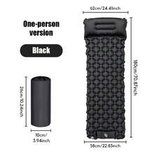 1pc Portable Outdoor Inflatable Mattress PVC Material Single Person Press-To-Inflate Sleeping Pad Suitable For Camping Travel Outdoor Indoor Foldable Inflatable Mattress Sleeping Pad - Single Sleeping Mat - View 14
