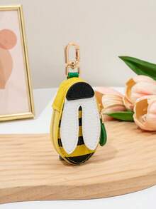 CHARM INFINITE Cute Bee & Ladybug Keychain Storage Bag, Multi-Functional Mini Coin & Earphone Pouch, Sweet Women's Birthday Christmas Party Favor Gift - Multicolor - View 7