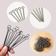 50PCS Scented Candle Wick Fixing Tool Candle Holder Clip Suitable For Stabilizing Wick Position Soy Wax Jelly Wax Handmade Accessories Scented DIY Enthusiasts Handmade Bloggers - 50 PCS - View 4