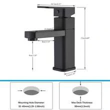 Basin Faucets - Schwarz - Übersicht 7