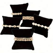 1/5/10pcs Black Bracelet And Watch Display Pillows - Soft Cushion Support For Jewelry Display, Jewelry Making Display And Packaging Supplies, Beading And Jewelry Making - Multicolor - View 2