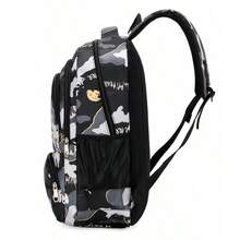 1pc Camouflage Print Fashion Backpack, Large Capacity Student School Bag, City Commute Travel Casual Laptop Backpack - Backpack - View 4