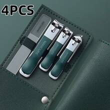 10/5/4pcs High Carbon Steel Precision Manicure & Pedicure Tool Set, Includes Nail Clipper, Nail File, Ear Pick And Storage Box, Suitable For Nail Salon, Beauty Parlor And Daily Home Care - Multicolor - View 14