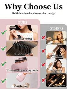 2000mAh Rechargeable Electric Scalp Massager Brush, Portable Silicone Shampoo Brush With Soft Massage Bristles, Deep Scalp Cleansing And Relaxing Massage, Wet And Dry Use, Suitable For All Hair Types, Home And Travel Use - Multicolor - View 9