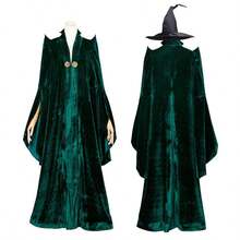 Áo choàng trang phục trường phù thủy cho Halloween - Nhiều màu - Xem 6