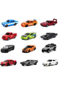 Jada Toys Nano Holly-Wood Rides Fast & Furious Die-Cast Random Style Vehicle, 1pc Assorted Mini Metal Car Collectible, Classic Movie Car Series For Auto Fans, Display Collectors And Fast Saga Enthusiast - Satu paket acak - View 2