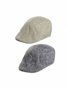 1/2/3pcs Men's Ivy Flat Cap, Vintage Gentleman Style, Breathable & Lightweight, Spring/Autumn, Casual Daily Commute Travel Streetwear Hat - Multicolor - View 21