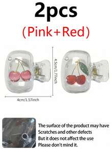 1/4pcs Cherry Pattern Toothbrush Holder, Transparent Dust-Proof Toothbrush Cover, Bathroom Accessories, Perfect For Women And Girls' Travel Toothbrush Protection, Cute For Home And Travel, Family Gift, Back To School Season, Back To School Gift - Multiple Styles - View 9