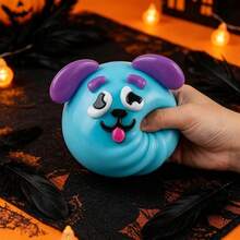 1pc Funny Dog Head Squishy Toy, Soft Rubber Squeeze Stress Relief Toy, Soft Slow Rebound Stress Relief, Anxiety Relief, Fingertip Toy, Stress Relief Toy, Easter Gift, Halloween Gift, Christmas Gift, Party Gift, Squishy, Squishy Toys, Squishy Stress Toy, Dumpling Squishy - Multicolor - View 8