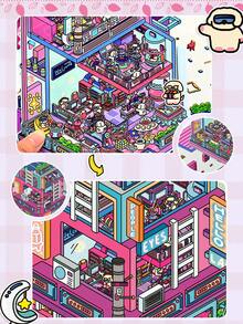 One Set Of 3D Scene‑Building Stickers, Fun Stress‑Relief Kids Journal Stickers, House Series - 4.0 Winter Hot Spring - View 5