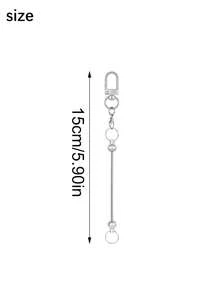 18pcs Women's Key Rings, Key Chains With Rotating Swivel Clasp And Lobster Claw Connector, Used For Key Ring Key Chain Bar Accessories, Beaded Key Rings, Connecting Rods, Handmade DIY Beaded Key Chains - Keychain Accessory Set - View 2