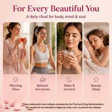 Goddess Rejuvenating 18-Herb Tea: A Blend Of Eighteen Natural Ingredients, Including Rose, Longan, Red Dates, Goji Berries, Poria Cocos, And Barley. Perfect For Office, Wellness, And Travel. A Special Valentine'S Day Gift For Friends. - 3 Bags (45 Tea Bags Total) - View 5
