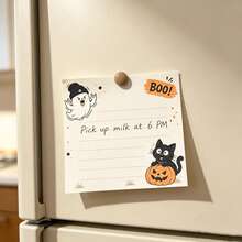 Buku Memo Kartun Halloween, Buku Catatan Hantu dan Lentera Lucu untuk Menulis, Membuat Jurnal, dan Kantor - Satu-Ukuran - View 2