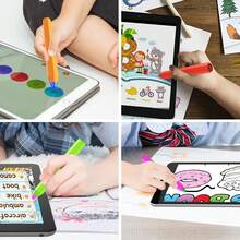 Universal Pencil Stylus For Kids Anti-Slip Silicone Smooth Tablet Touch Screen Capacitive Pen Drawing - View 2