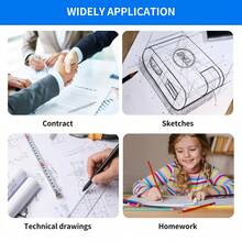 A4 Thermal Paper Roll, 8.5"X11" US Letter Size, Quick-Dry Printing Paper, Suitable For Portable Wireless A4 Thermal Printer - View 6
