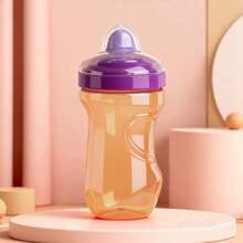 1PC 300ml/10oz Duck Spout Sippy Cup, PP Large Capacity, Portable & Anti-Drop Water Bottle, With Dust-Proof Lid, Leak-Proof & Dust-Proof, Drinking - Multicolor - View 15