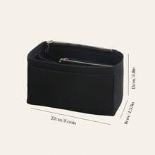 1pc Small Medium Large Extra Large Multi-Functional Inner Bag Makeup Bag Toiletry Bag Organizer Bag Foldable Detachable Inner Bag Pouch - Black - View 16