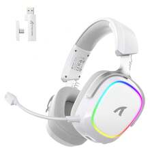 ATTACK SHARK G800 Wireless RGB Gaming Headset: 7.1 Surround Sound - 50mm Driver Unit - Memory Foam Earpads, Wired/2.4Ghz/Bluetooth, Ultra-Lightweight, Durable Aluminum Alloy Frame, Detachable Microphone, Programmable For PC And Mac Gamers - View 13