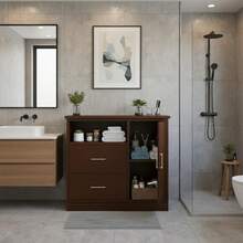 Bathroom Furniture Sets - Brown - View 2