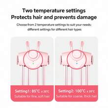 Jepit Rambut Elektrik Nirkabel untuk Menambah Volume Akar Rambut, Kontrol Suhu 2 Tingkat, Pemanasan Cepat, Portabel untuk Tas Kosmetik, Alat Penata Rambut Mahkota Tinggi - View 5