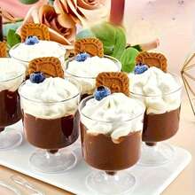 Mini 60ml Plastic Dessert Cups, Tasting Cups, Cute Mini Dessert Cups - Perfect For Mousse, Pudding And Appetizers - Perfect For Weddings, Parties And Events - Event Tableware - Clear - View 7