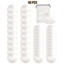 2-50pcs Silicone Nipple Covers Reusable Sticky Breast Petals With Storage Bag For Swimwear Dress,Holiday Essentials,Travel,Sticky Bra - Clear - View 10
