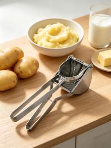 Potato Ricer Features A Labor-Saving Lever Design To Effortlessly Produce Smooth Mashed Potatoes. It Can Be Easily Disassembled For Cleaning And Works Well With Potatoes And Other Fruits And Vegetables For Convenient Food Preparation. - Random Color - View 2
