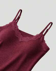 3-Pack Padded Lace-Trimmed Basic Solid Color Everyday Blouses - 黑色,白色與奶油黃 - 查看 3