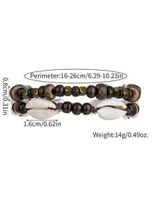 Adjustable Bohemian Style Woven Anklet, Suitable For Men Beach Holiday - Multicolor - View 4
