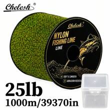 Chelesh Spotted Fishing Line, 1000m/39370in, Invisible Camouflage Monofilament Nylon Line, High Strength, Fast Water Cutting, Suitable For Hunting And Fishing - Multicolor - View 15