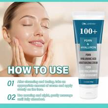 Krim Pelembap Hyaluronic PDRN, Hidrasi Mendalam, Mengunci Kelembapan, Meningkatkan Kilau dan Kekenyalan, Dengan Kolagen Terhidrolisis, 60g - Collagen - View 5