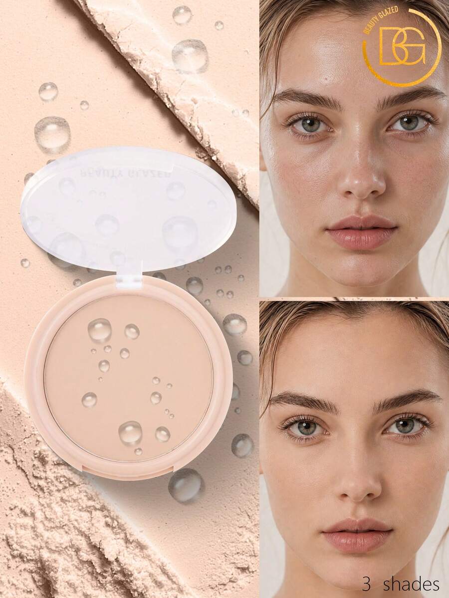beauty glazed 柔焦模糊壓粉定妝粉,打造平滑霧面妝效,有效模糊細紋與毛孔,長效持妝一整天,打造無瑕妝容,適合自然日常妝容的面部粉餅 - 101# - 查看 1